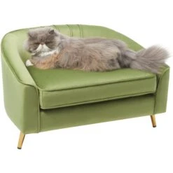 Frisco Elevated Curved Dog & Cat Sofa Bed With Removable Cover 6 Frisco Elevated Curved Dog & Cat Sofa Bed With Removable Cover -WoofyPlay Store 331628 PT2. AC SS1800 V1643928761