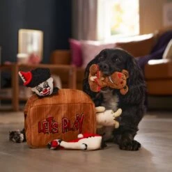 Frisco Halloween Scary Toy Box Hide & Seek Puzzle Plush Squeaky Dog Toy -WoofyPlay Store 344160 PT3. AC SS1800 V1657657049