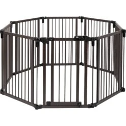 Frisco Wood & Metal 8-Panel Configurable Gate & Playpen -WoofyPlay Store 352629 PT3. AC SS1800 V1657657094