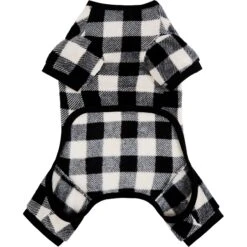 Frisco Plaid Dog & Cat Fleece Pajamas -WoofyPlay Store 353755 PT5. AC SS1800 V1659725628