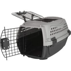 Frisco Two Door Plastic Dog & Cat Kennel -WoofyPlay Store 354392 PT4. AC SS1800 V1657657124