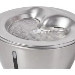 Frisco Stainless Steel Heart Dog & Cat Fountain -WoofyPlay Store 355816 PT2. AC SS1800 V1665174561
