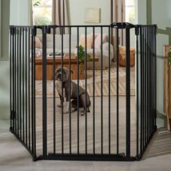 Frisco Steel 3-Panel Configurable Gate, 41-in Height -WoofyPlay Store 361648 PT4. AC SS1800 V1659972923