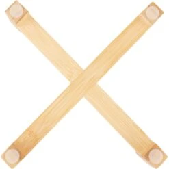 Frisco Elevated Terrazzo Non-skid Ceramic Bowl With Bamboo Stand -WoofyPlay Store 363375 PT6. AC SS1800 V1657657266