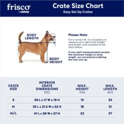 Frisco Easy Set-Up Wood Furniture Style Dog Crates -WoofyPlay Store 363840 PT2. AC SS1800 V1685459494