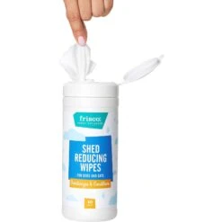 FURminator Long Hair Dog Deshedding Tool & Frisco Shed Reducing Waterless Grooming Wipes For Dogs & Cats, 50 Count -WoofyPlay Store 575134 PT8. AC SS1800 V1657660396