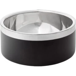 Frisco Insulated Two-Toned Non-Skid Stainless Steel Dog & Cat Bowl + 3 Items -WoofyPlay Store 630886 PT3. AC SS1800 V1662741658