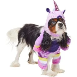 Frisco Front Walking Unicorn Dog & Cat Costume -WoofyPlay Store 707678 PT3. AC SS1800 V1689351459