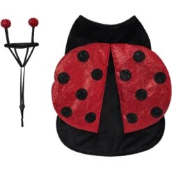 Frisco Glittered Ladybug Dog & Cat Costume -WoofyPlay Store 708254 PT4. AC SS1800 V1689351051