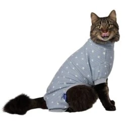 Frisco Cozy Waffle Knit Dog & Cat PJs, Starry Night -WoofyPlay Store 743134 PT2. AC SS1800 V1692195415