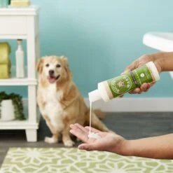 Buddy Wash Relaxing Green Tea & Bergamot Dog Shampoo & Conditioner & Frisco Rubber Duckie Dog & Cat Curry Brush -WoofyPlay Store 826422 PT4. AC SS1800 V1682018059