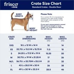 Frisco Fold & Carry Double Door Collapsible Wire Dog Crate -WoofyPlay Store 88789 PT2. AC SS1800 V1667228179