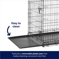 Frisco Fold & Carry Double Door Collapsible Wire Dog Crate -WoofyPlay Store 88789 PT3. AC SS1800 V1667228692