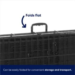 Frisco Fold & Carry Double Door Collapsible Wire Dog Crate -WoofyPlay Store 88789 PT5. AC SS1800 V1667229533