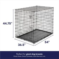 Frisco Heavy Duty Single Door Wire Dog Crate & MidWest Quiet Time Fleece Dog Crate Mat -WoofyPlay Store 933510 PT2. AC SS1800 V1692304490