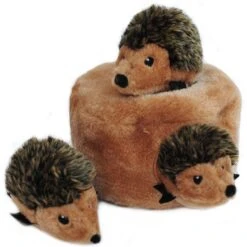 Frisco Trash Can & Raccoons Hide & Seek Puzzle Plush Squeaky Dog Toy & ZippyPaws Burrow Squeaky Hide & Seek Plush Dog Toy, Hedgehog Den -WoofyPlay Store 947446 PT5. AC SS1800 V1693601927