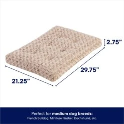 Frisco Double Door Furniture Style Dog Crate, Black & Frisco Swirl Dog Crate Mat -WoofyPlay Store 947710 PT6. AC SS1800 V1693602741