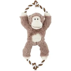 Frisco Fetch Colorful Ball Knot Rope Dog Toy & Frisco Monkey Plush With Rope Squeaky Dog Toy -WoofyPlay Store 962014 PT4. AC SS1800 V1694784008