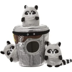 Frisco Volcano Hide & Seek Puzzle Plush Squeaky Dog Toy & Frisco Trash Can & Raccoons Hide & Seek Puzzle Plush Squeaky Dog Toy -WoofyPlay Store 962054 PT5. AC SS1800 V1694783953