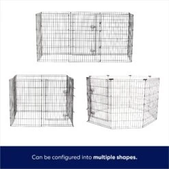 Frisco Wire Dog & Small Pet Exercise Pen With Step-Through Door -WoofyPlay Store 97484 PT5. AC SS1800 V1667227970